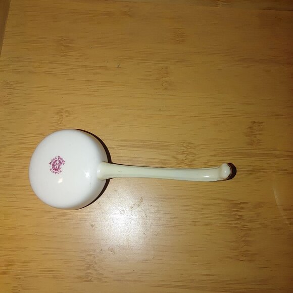 Nippon Beautiful Hand Painted Mayonnaise Sauce Dish With Spoon - Picture 12 of 16